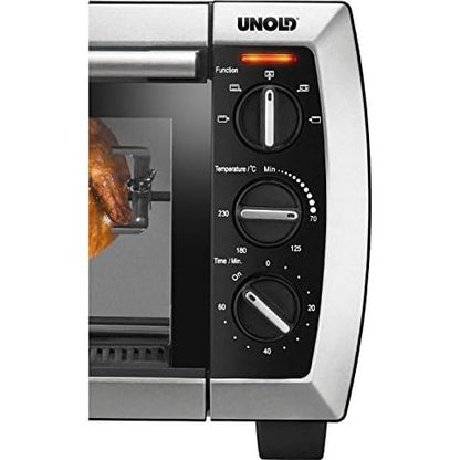 Unold Mini Fan Oven Grill and Rotisserie 22L