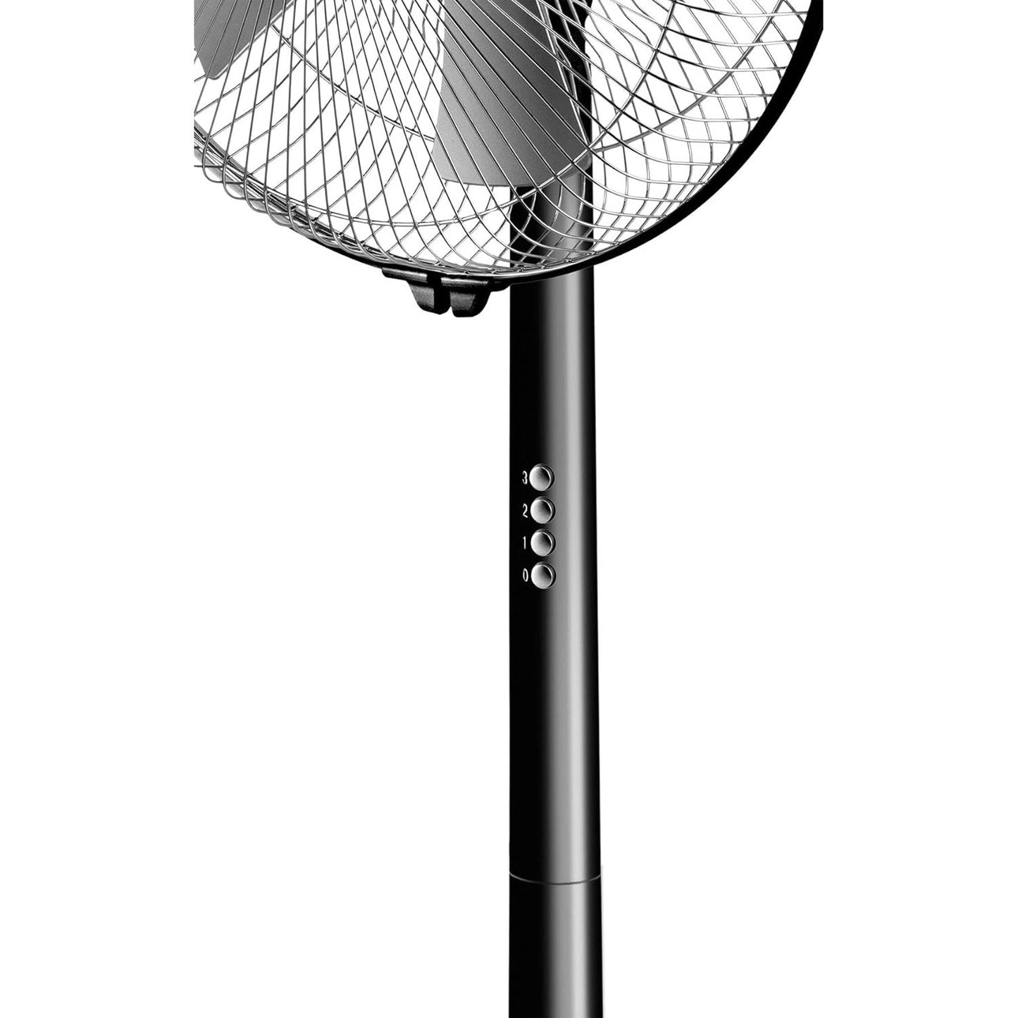 Unold Silverline 16” Pedestal Floor Fan Black