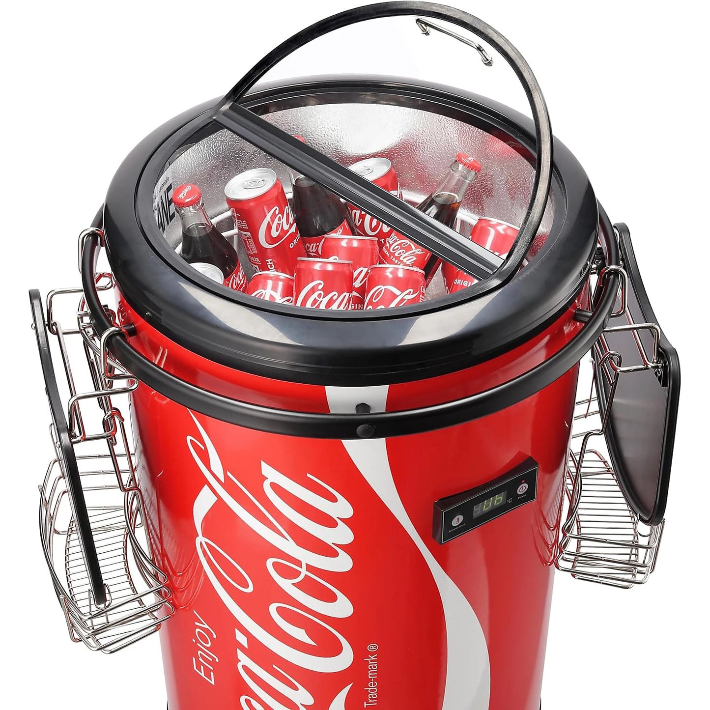 Coca-Cola Party Cooler Drinks Refrigerator SPC-88CC