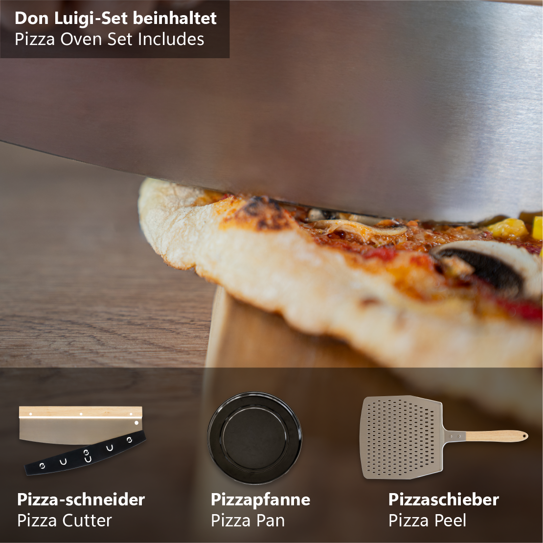 Unold Don Luigi Electric Pizza Oven Set