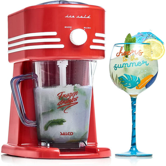 Salco Retro Frozen Slushy Drinks Maker 1.2L